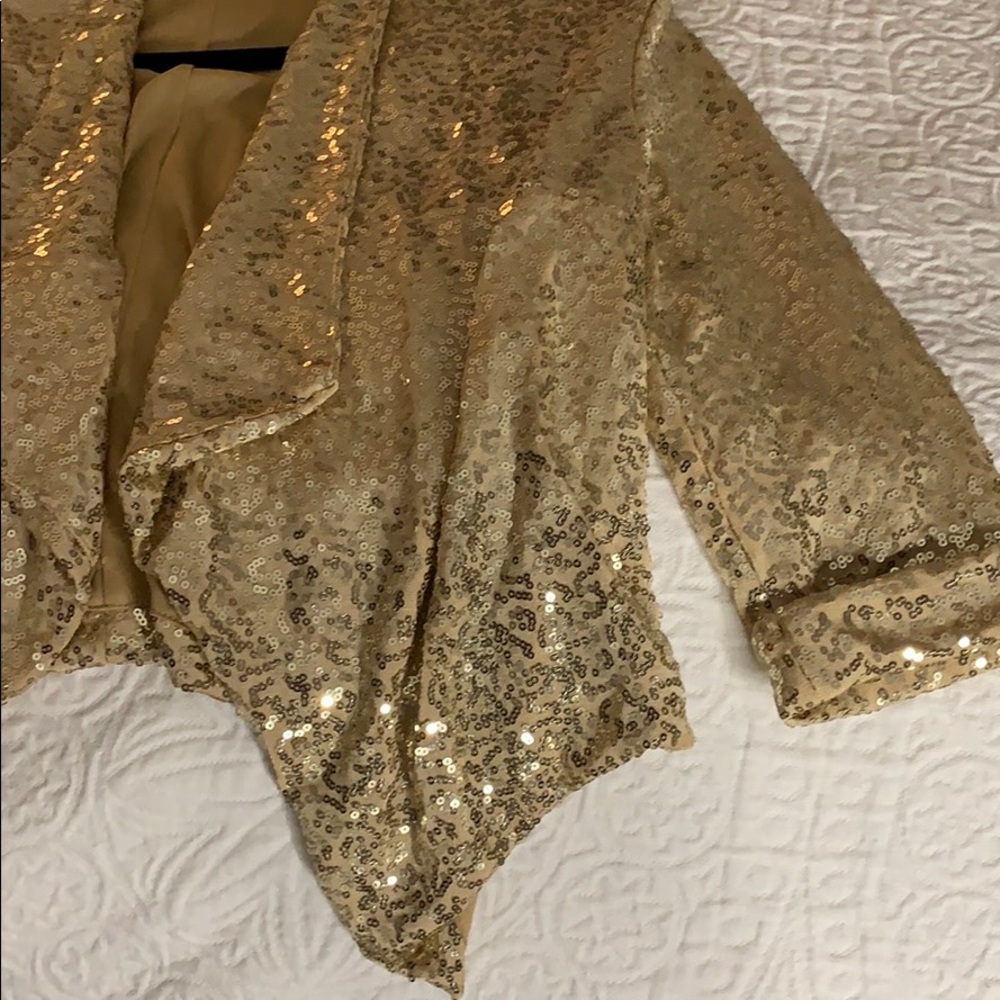 Gold Sequined blazer